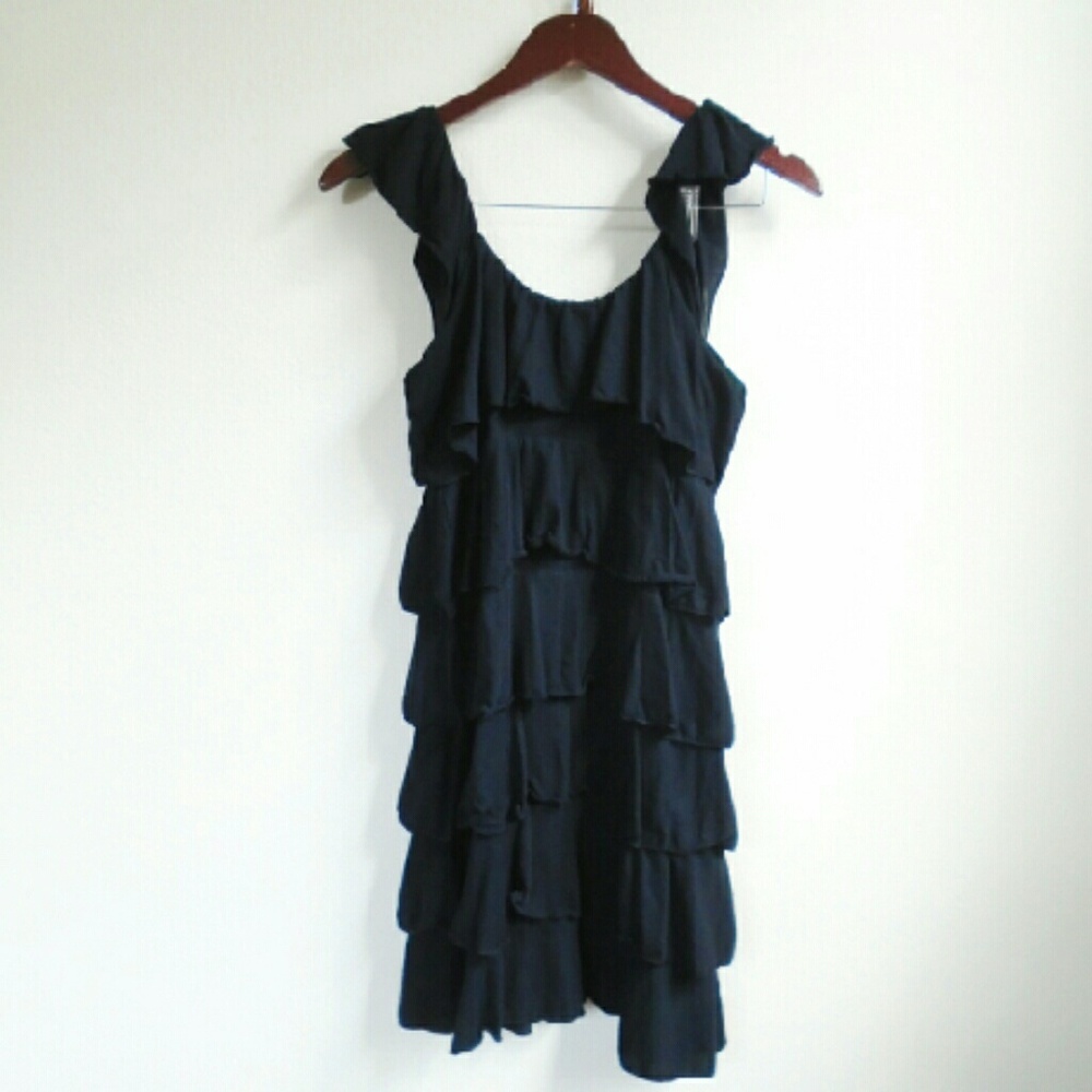 Express xs layered ruffle Dress